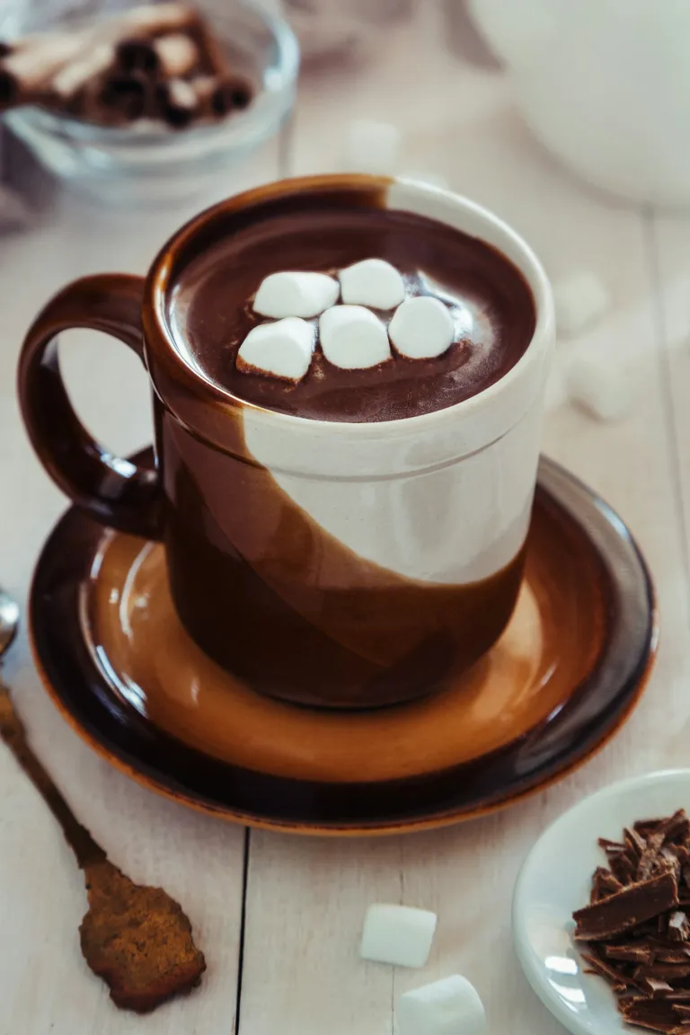Hot chocolate and soups